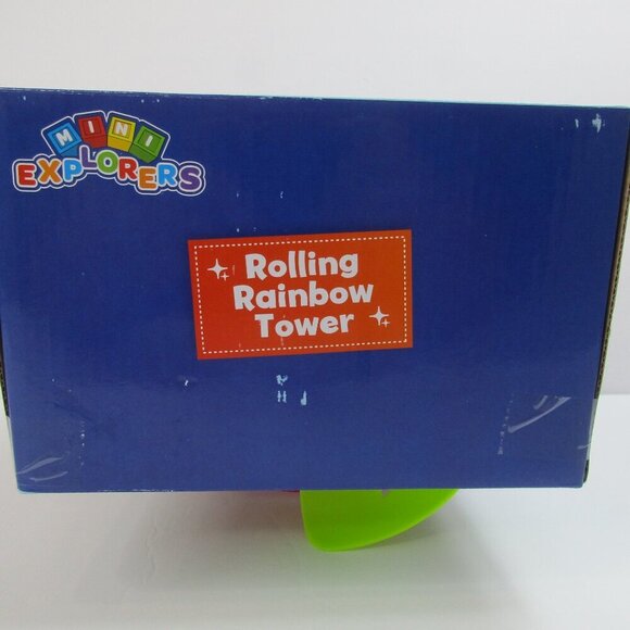 Lollipop Mini Explorers Rolling Rainbow Ball Drop Tower Baby Toys for Toddlers - Picture 4 of 5
